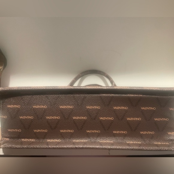 Valentino Brown/Tan Monogram Women's Bag - Picture 6 of 6